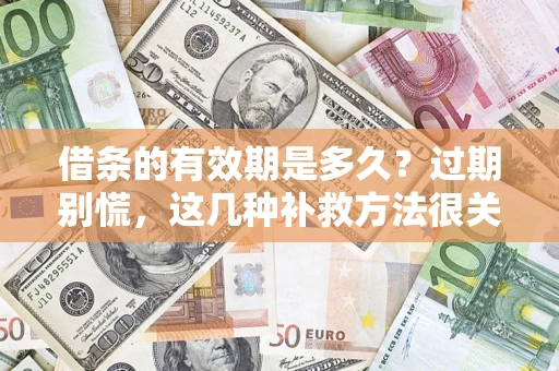 济南借条的有效期是多久?过期别慌,这几种补救方法很关键 济南借条的有效期是多久?过期别慌,这几种补救方法很关键