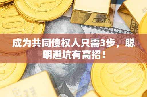 济南成为共同债权人只需3步,聪明避坑有高招! 济南成为共同债权人只需3步,聪明避坑有高招!